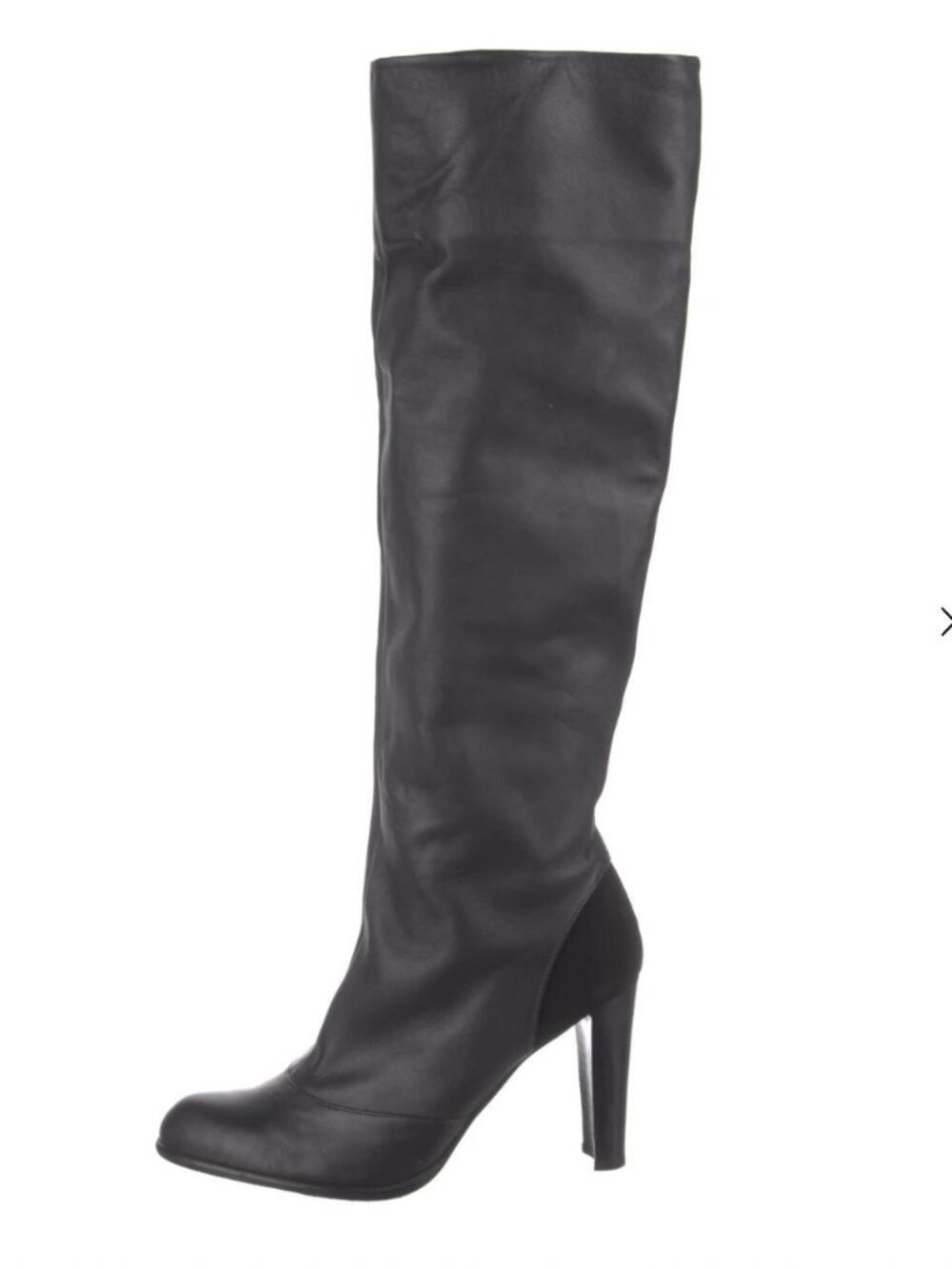 Stuart Weitzman Leather Knee High Boots in Black - 8.5 size